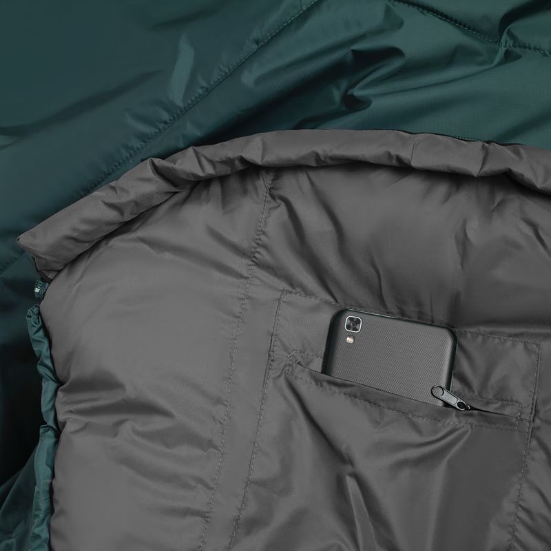 Spací pytel pravý Alpinus Fiber Pro 800 green 5