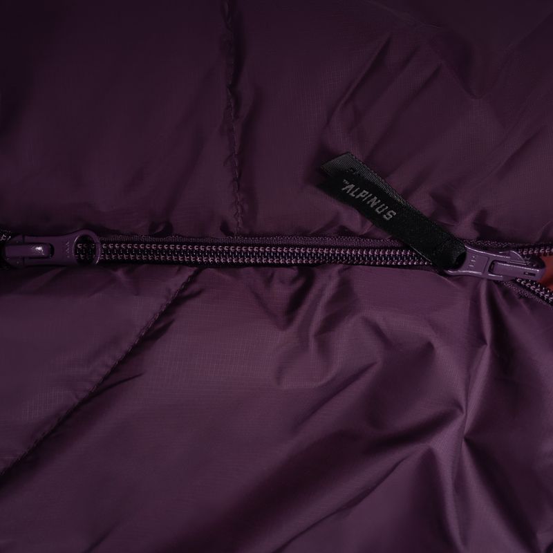 Spací pytel levý Alpinus Fiber Pro 1100 burghundy 4