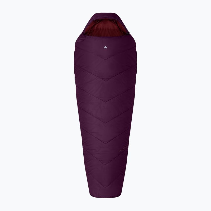 Spací pytel pravý Alpinus Fiber Pro 1100 burgundy