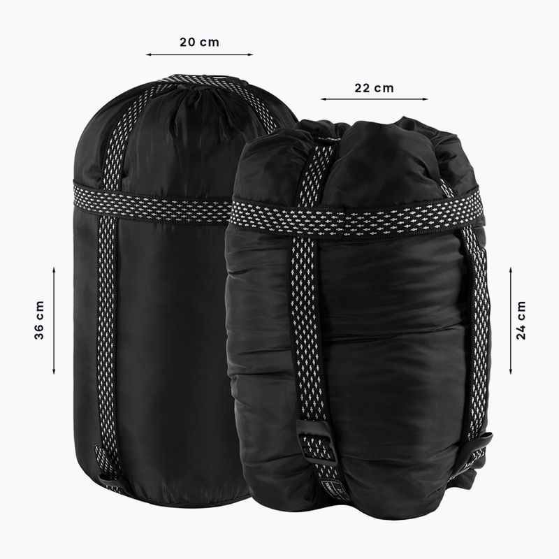Spací pytel pravý Alpinus Fiber Pro 1300 sage 7