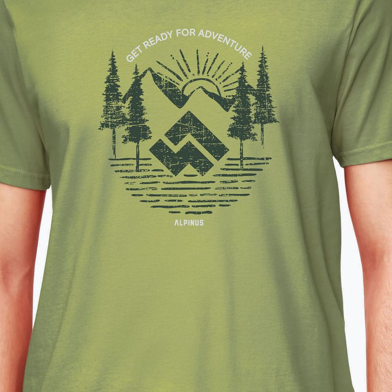 Pánské tričko Alpinus Kitreli green 3