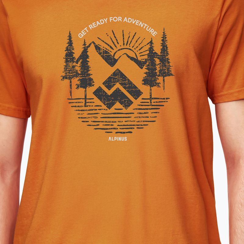Pánské tričko Alpinus Kitreli orange 3
