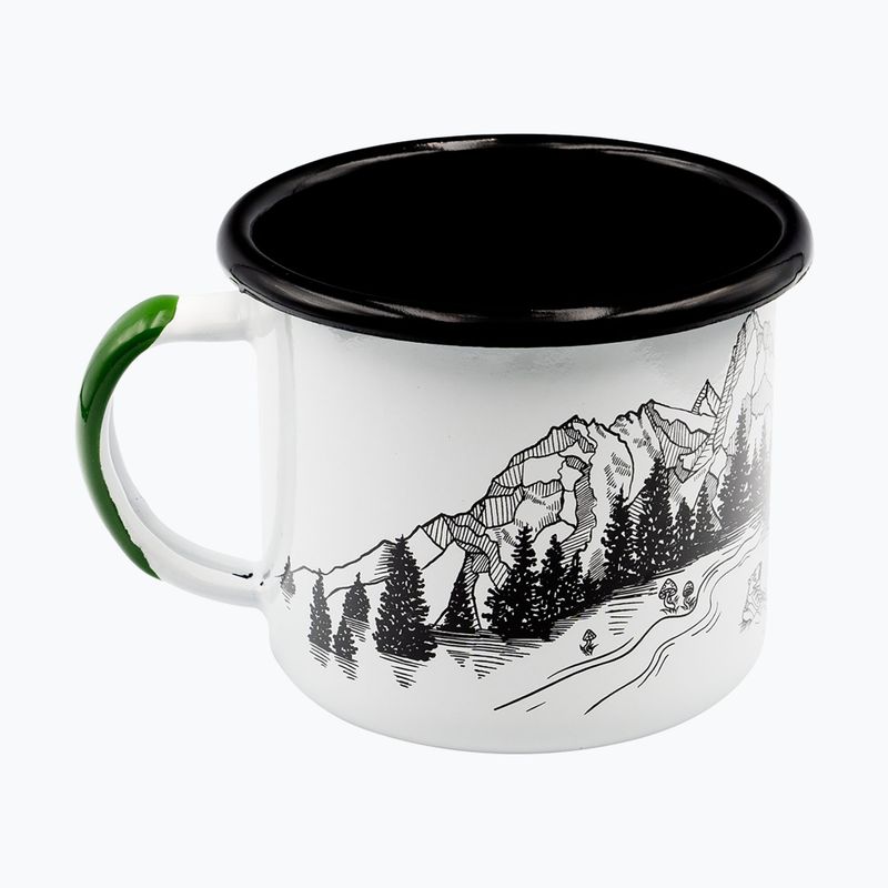 Turistický hrnek Alpinus Enamelled White Bear
