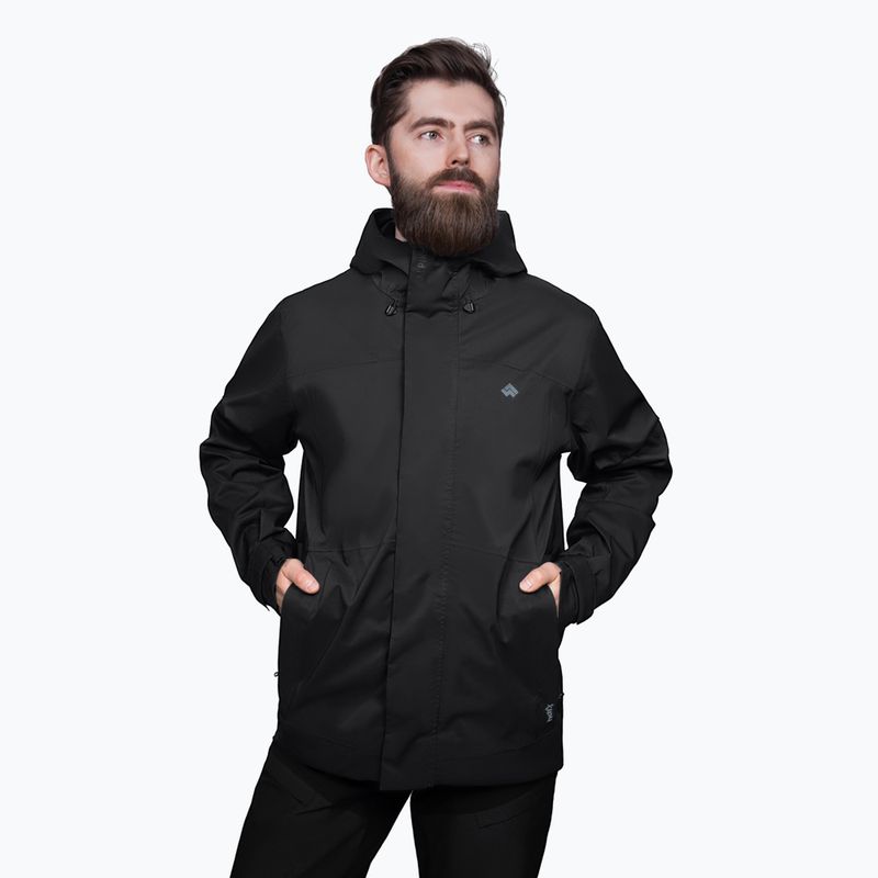 Pánská bunda do děště męska Alpinus Arys black 3