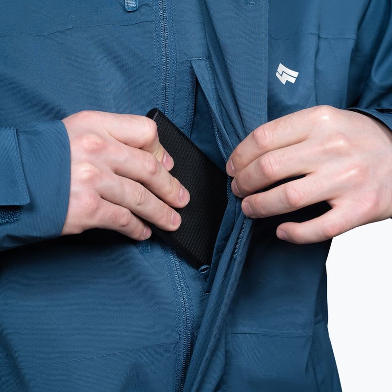 Pánská bunda do děště Alpinus Arys blue 7