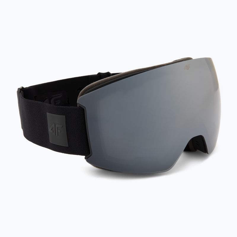 Lyžařské brýle 4F U043 deep black/silver mirror smoke