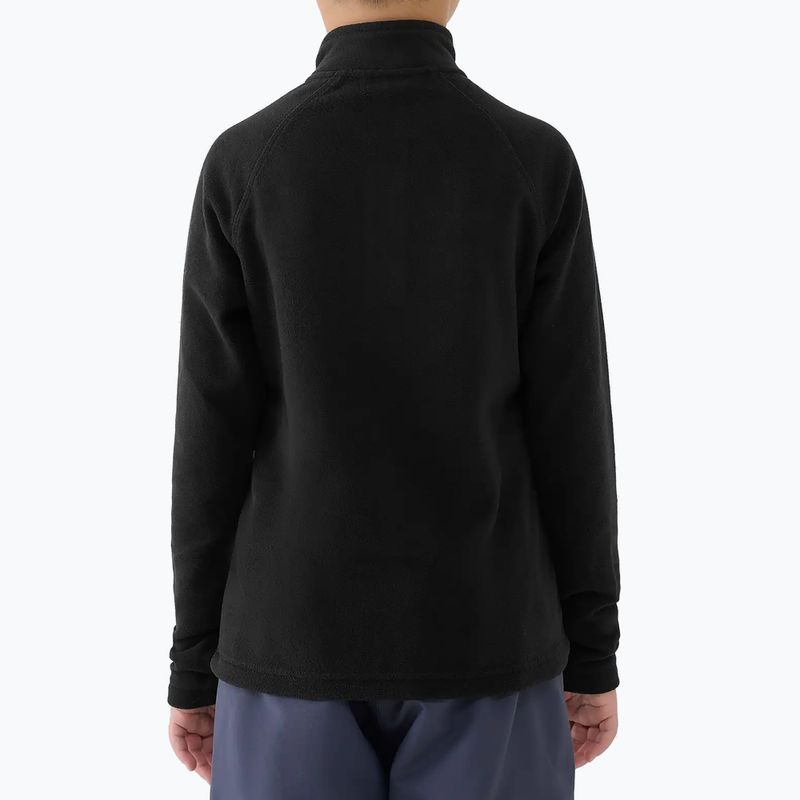 Dětská fleecová mikina 4F M058 deep black 2