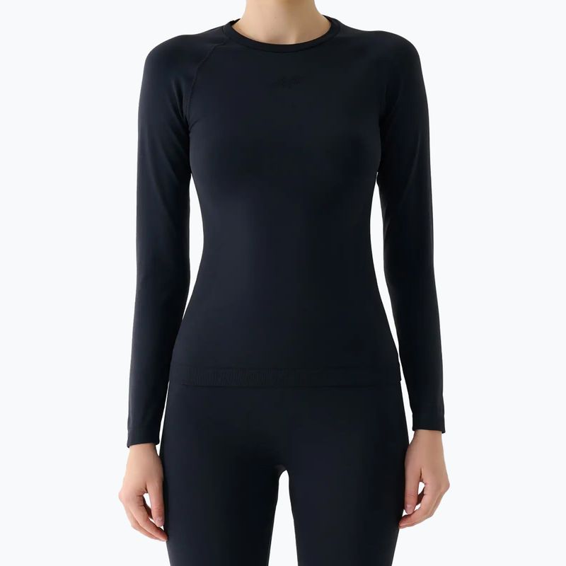Dámská termoakční mikina 4F F220 deep black