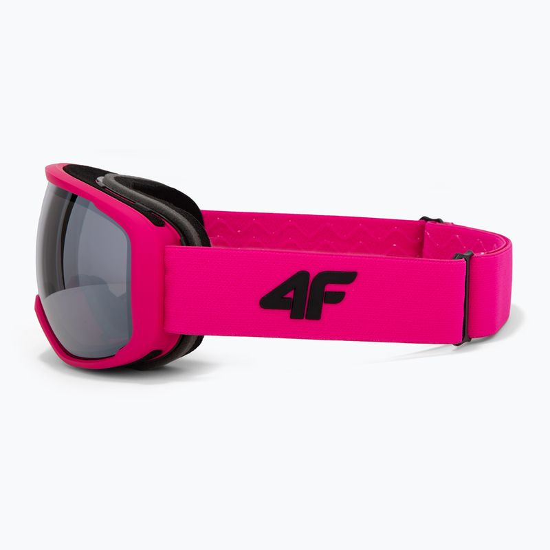 Dětské lyžařské brýle 4F U067 hot pink neon 4