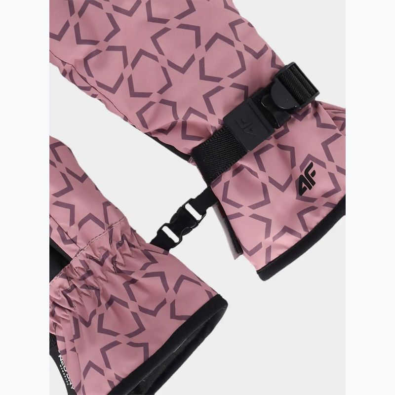 Dětské lyžařské rukavice 4F Fnk F198 pink 2