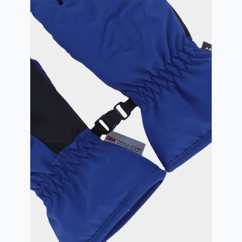 Dětské lyžařské rukavice 4F Fnk U190 cobalt 2