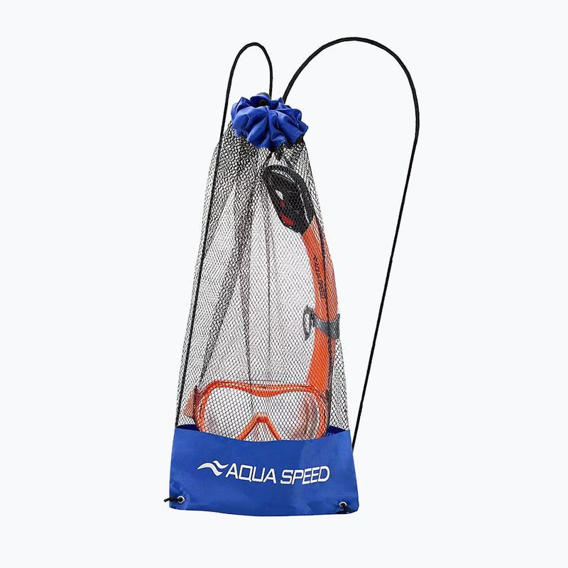 Dětský set na potápění AQUA-SPEED Alize FS + Samos + Mesh orange 2
