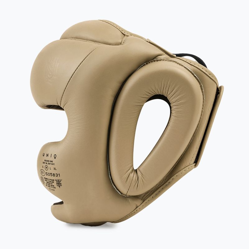 Boxerská helma UNIQ Full Coverage classic beige 2