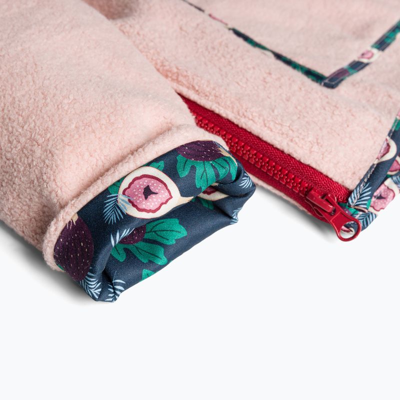 Dětská fleecová mikina KID STORY Teddy dusty pink 5