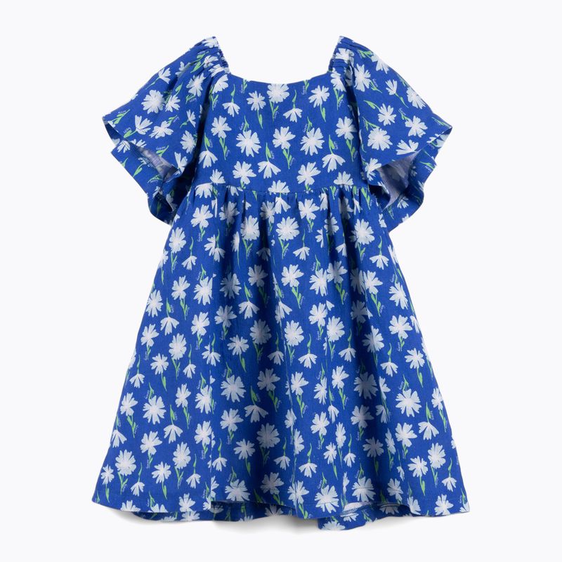 Dětské šaty KID STORY Len blue meadow