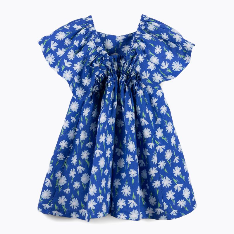 Dětské šaty KID STORY Len blue meadow 2