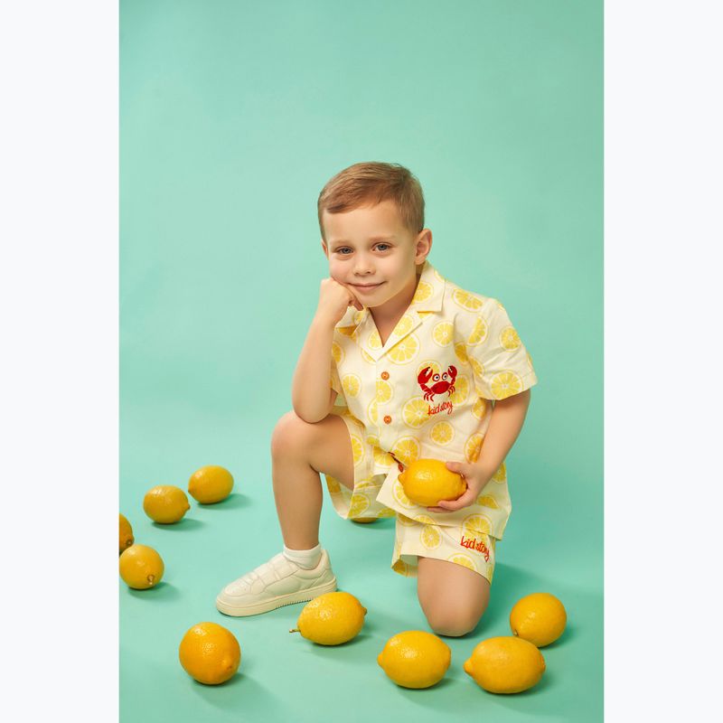 Dětský komplet KID STORY Košile a Kraťasy lime paradise 13