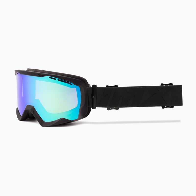 Lyžařské brýle IMX Snow black matt/black/green iridium/brown 7