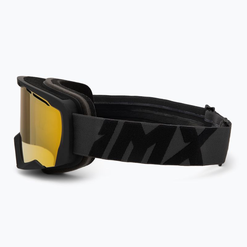 Lyžařské brýle IMX Snow matte black/black/gold iridium/brown 4