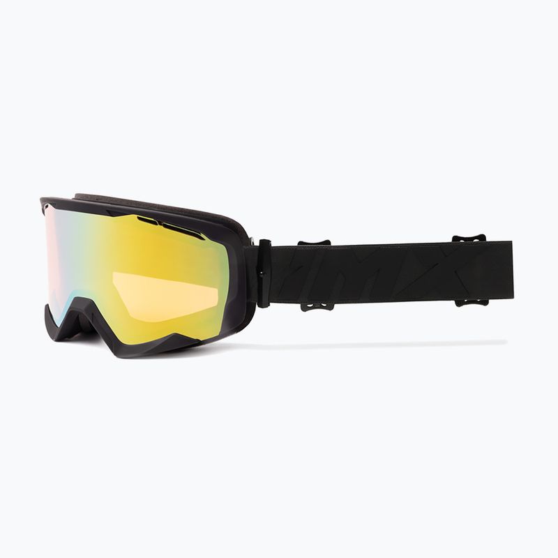 Lyžařské brýle IMX Snow matte black/black/gold iridium/brown 7