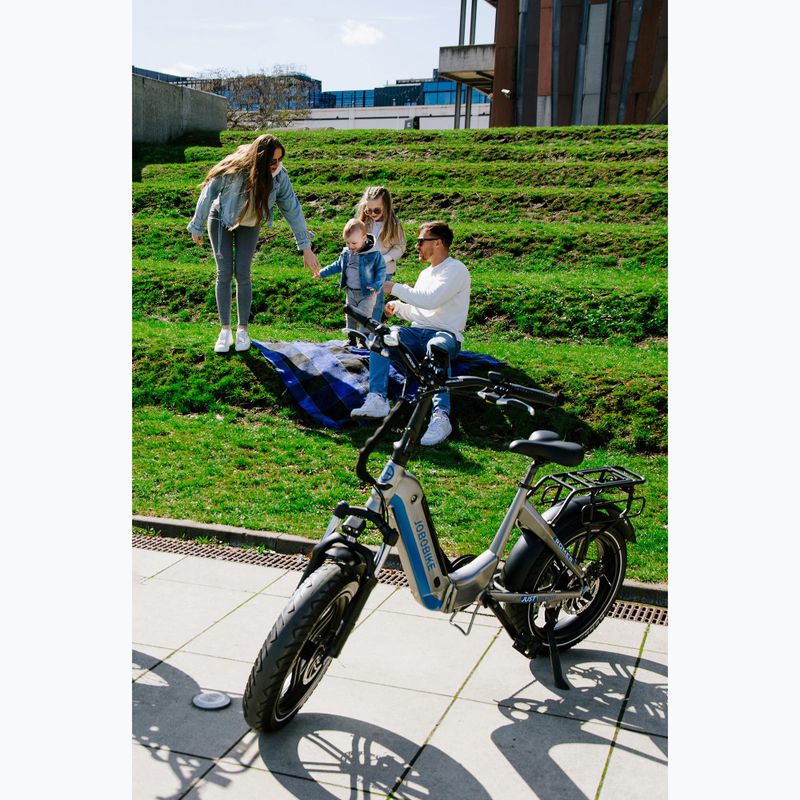 JOBOBIKE Romer 48V 14Ah šedé elektrické kolo 7