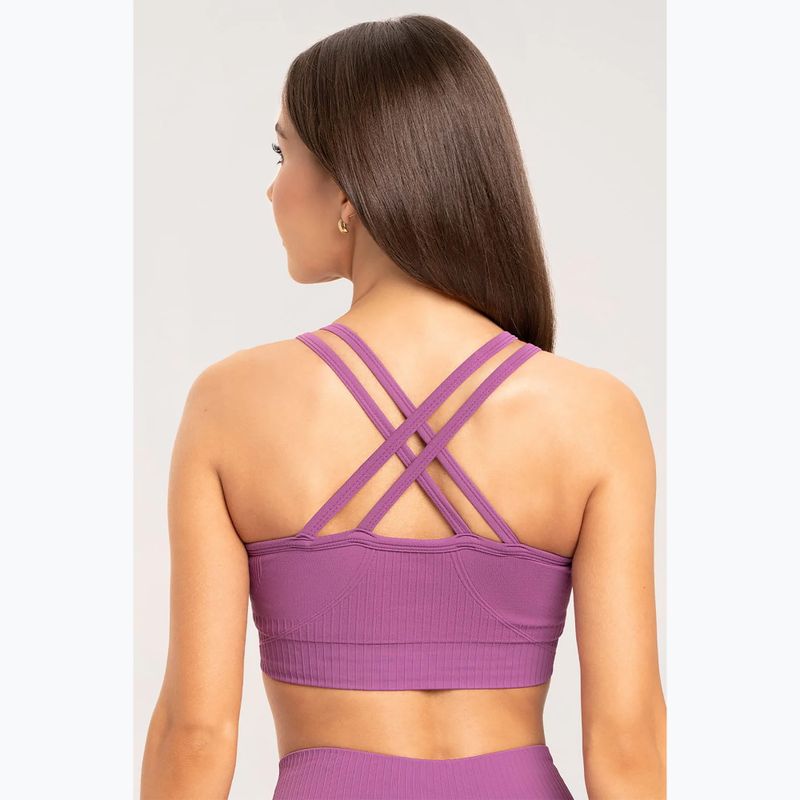 Tréninková podprsenka Gym Glamour Push Up 2.0 merry berry 2