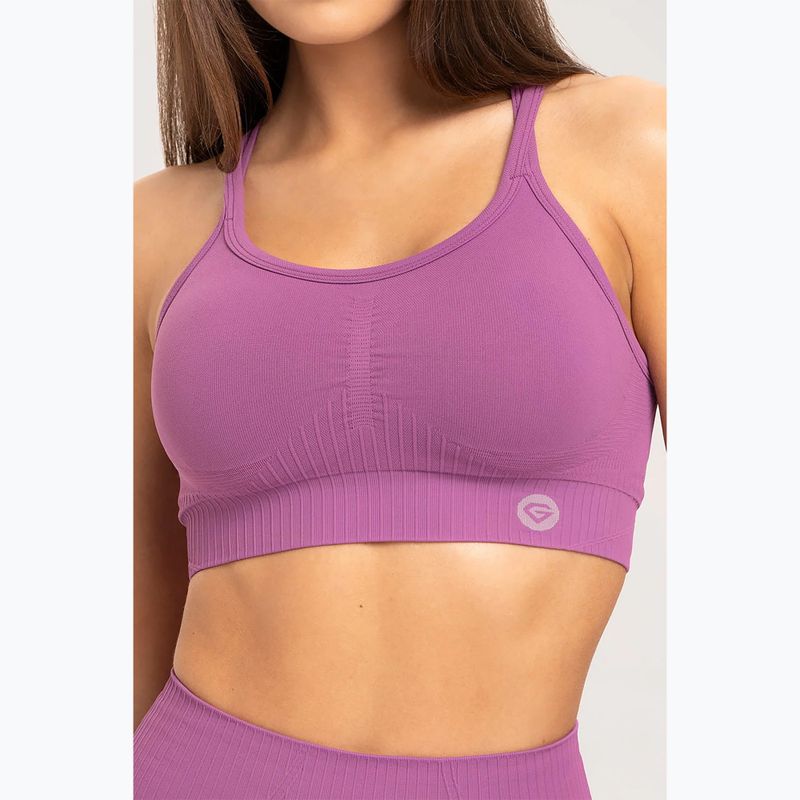 Tréninková podprsenka Gym Glamour Push Up 2.0 merry berry 3