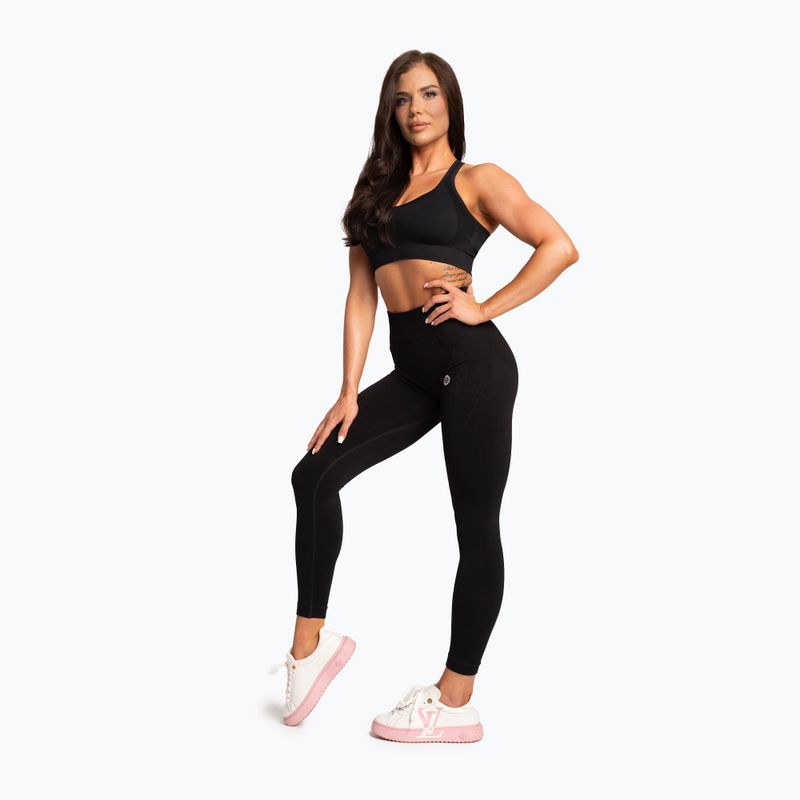 Dámské legíny Gym Glamour Basic Scrunch black 2