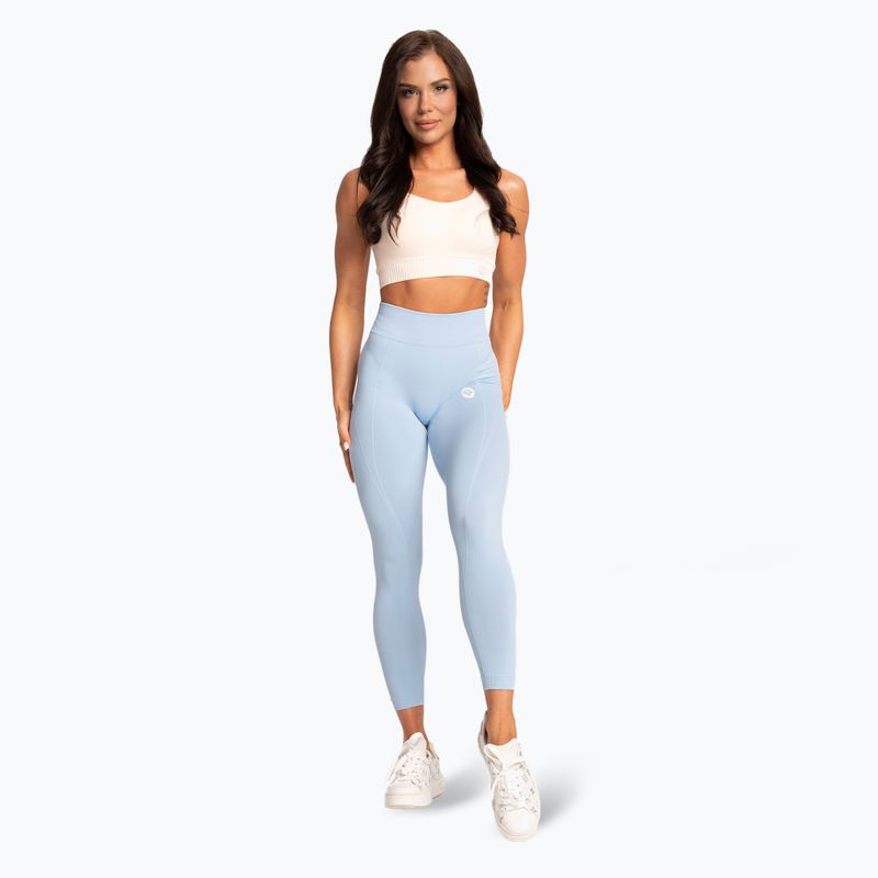 Dámské legíny Gym Glamour Basic Scrunch blue 2