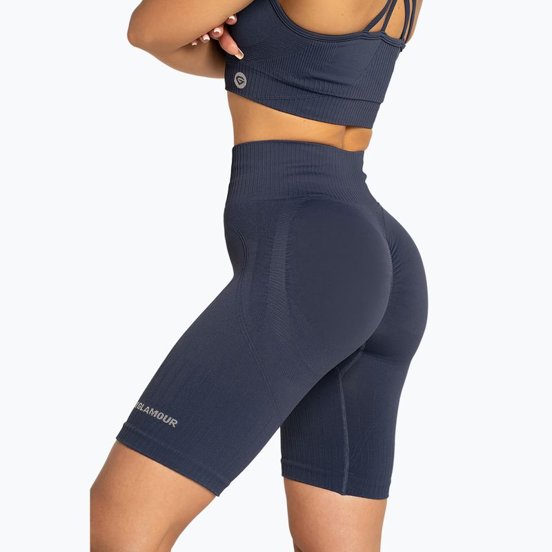 Dámské bikery Gym Glamour Push Up 2.0 denim 6