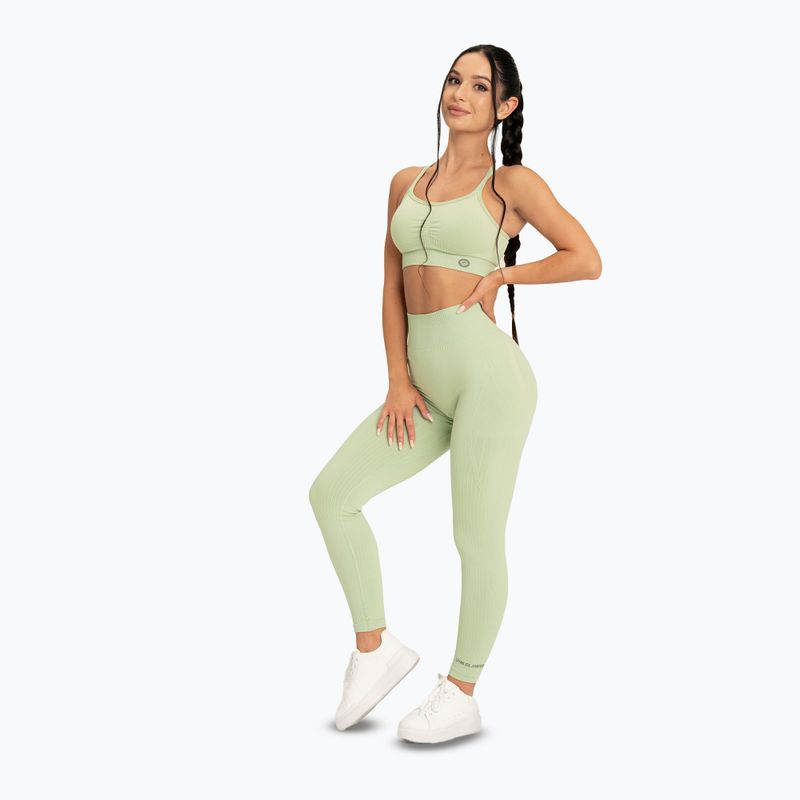 Dámské legíny Gym Glamour Push Up 2.0 pistachio 2