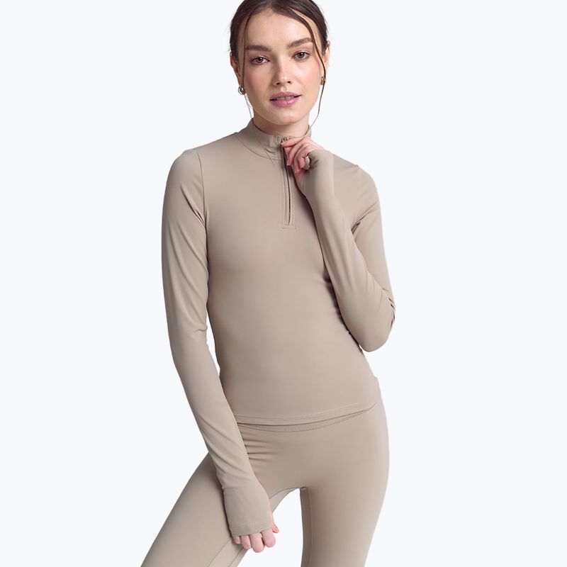 Dámské tričko Longsleeve JOYINME Motion LS 1/4 Zip sage