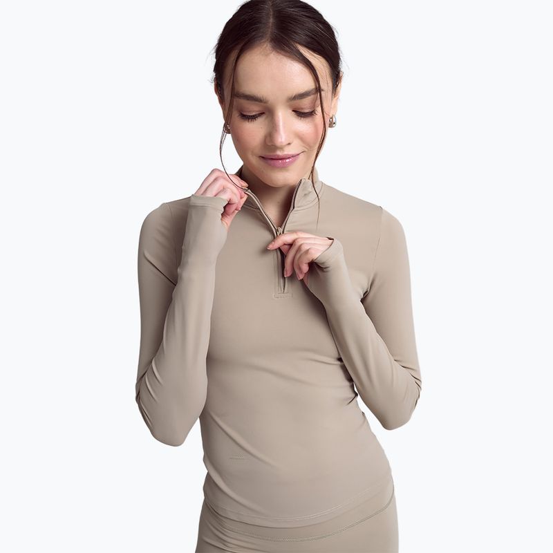 Dámské tričko Longsleeve JOYINME Motion LS 1/4 Zip sage 3