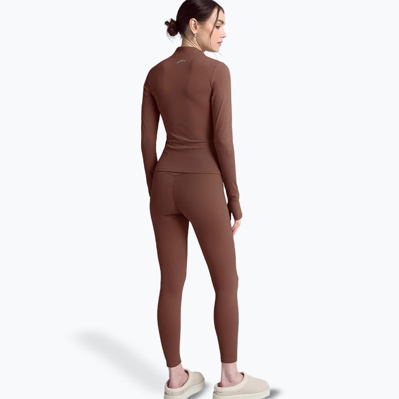 Dámské tričko Longsleeve JOYINME Motion LS 1/4 Zip chestnut 3