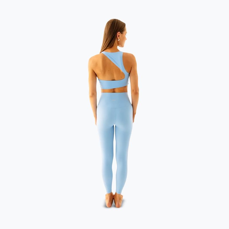 Dámské legíny na jógu JoyInMe Oneness Yoga 7/8 blue chia 3