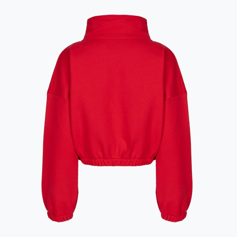 Dámská fleecová mikina JoyInMe Zip Flow Sweatshirt berry crash 2