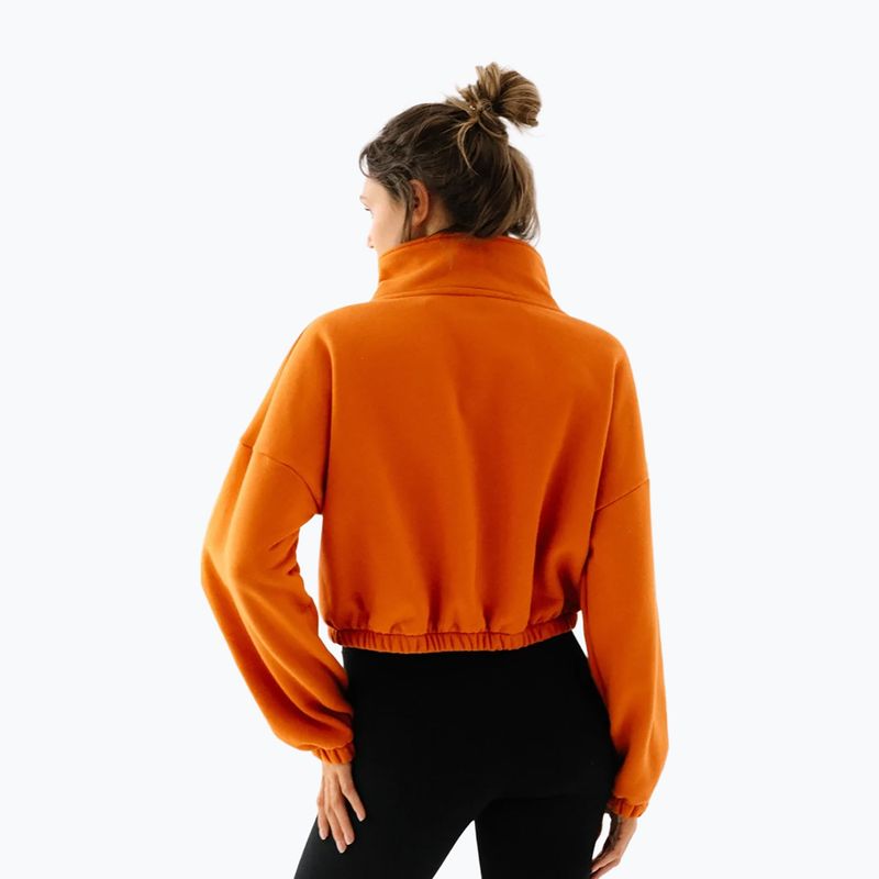 Dámská fleecová mikina JoyInMe Zip Flow Sweatshirt pumpkin spice 3