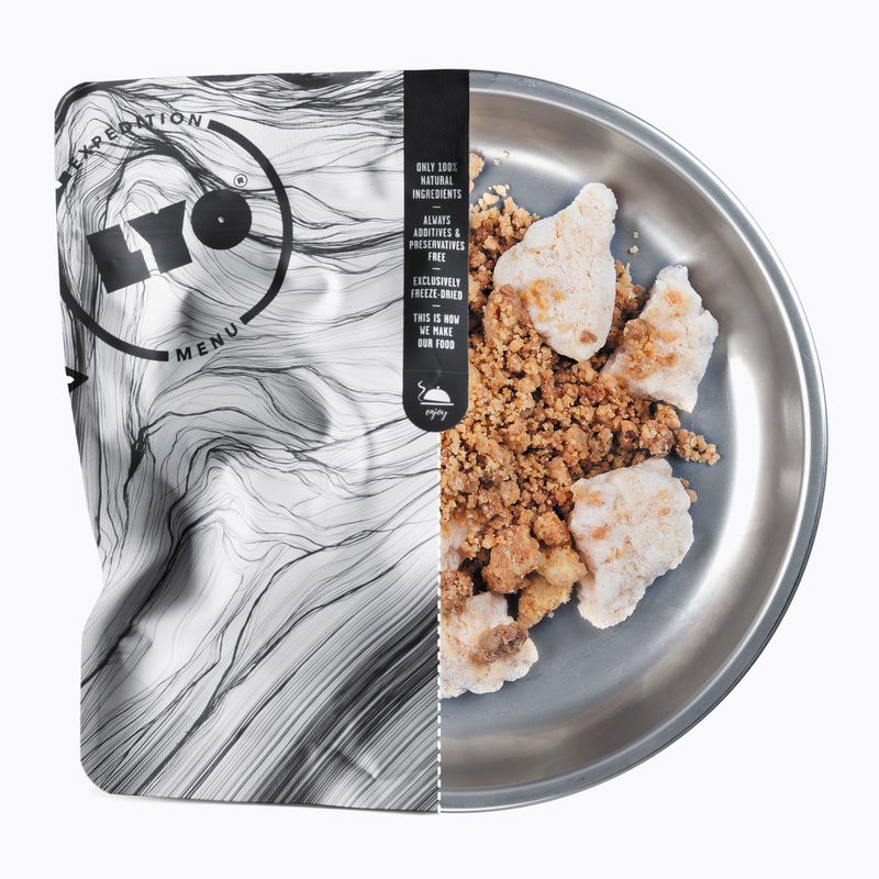 Lyofilizovaná strava  LYOFOOD Apple Crumble 140 g 3