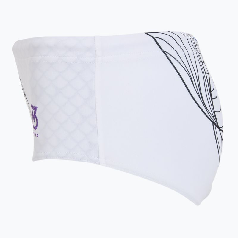 Pánské plavecké boxerky  SWEEP Aqua Medusa white 3