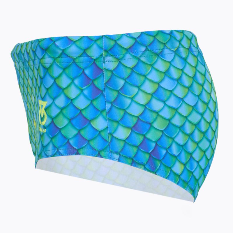 Pánské plavecké boxerky  SWEEP Aqua Hippos black/yellow/green 2