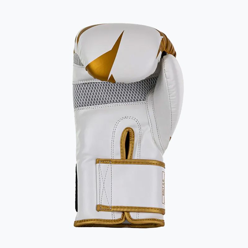 Boxerské rukavice StormCloud Bolt 3.0 white/gold 5