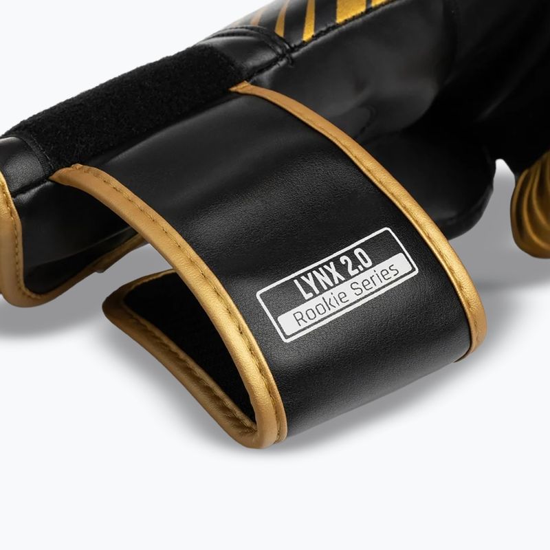 Boxerské rukavice StormCloud Lynx 2.0 black/gold 9