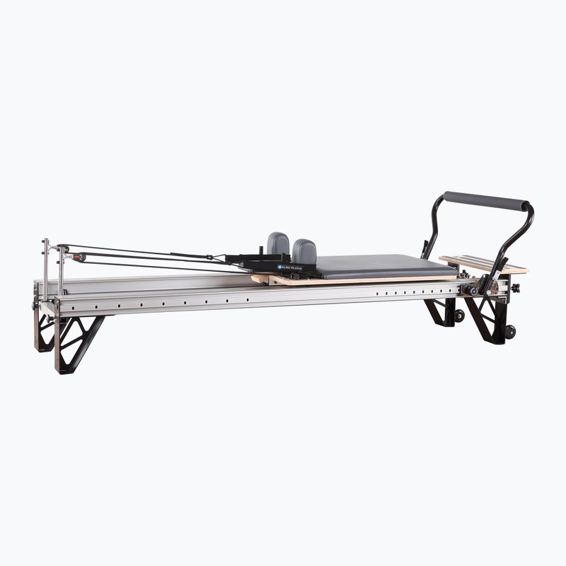 Reformer with sliding footbar Innwell Aluminium silver/black