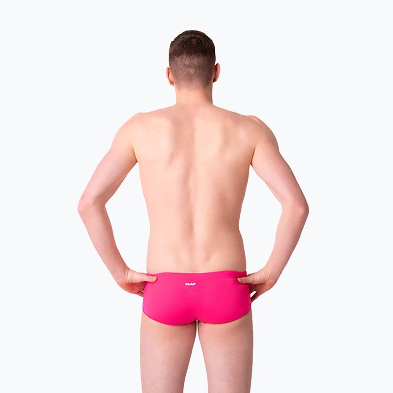 Pánské plavkové boxerky CLap Slipy candy pink 2