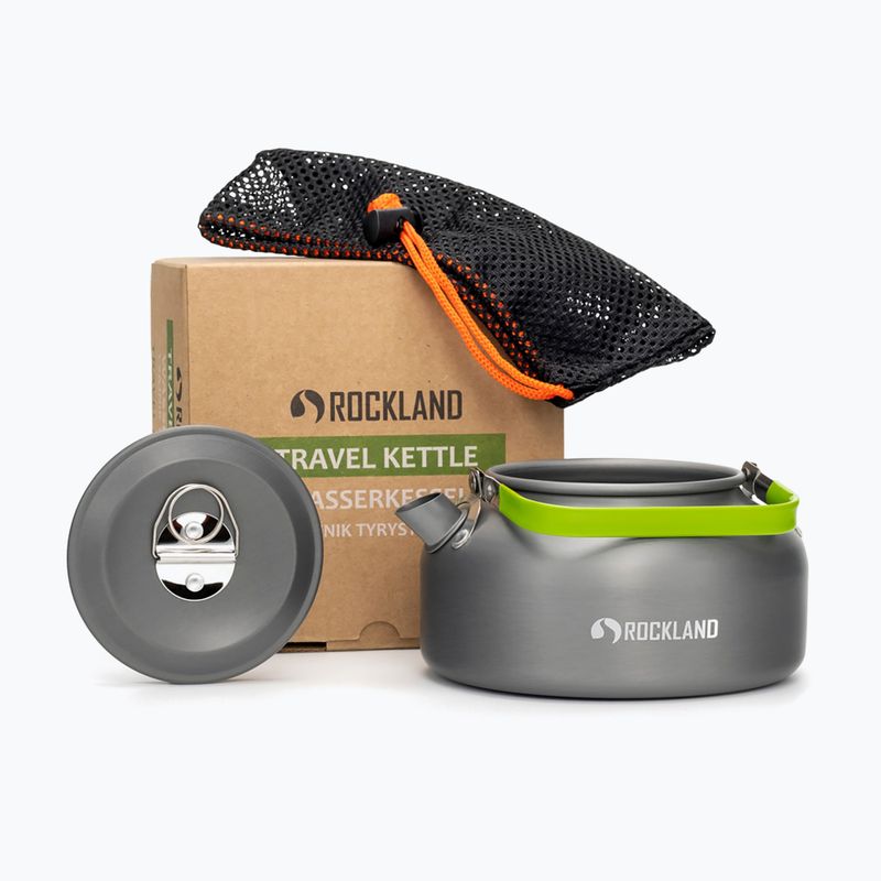 Cestovní konvice Rockland 0,8 l grey/green 11