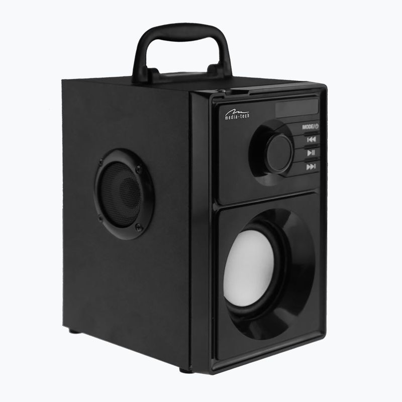 Mobilní reproduktor Media-Tech Boombox Silver černý/stříbrný 3