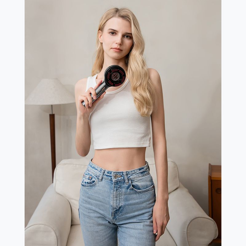 Masážní přístroj Media-Tech Hairbrush gray/black 11