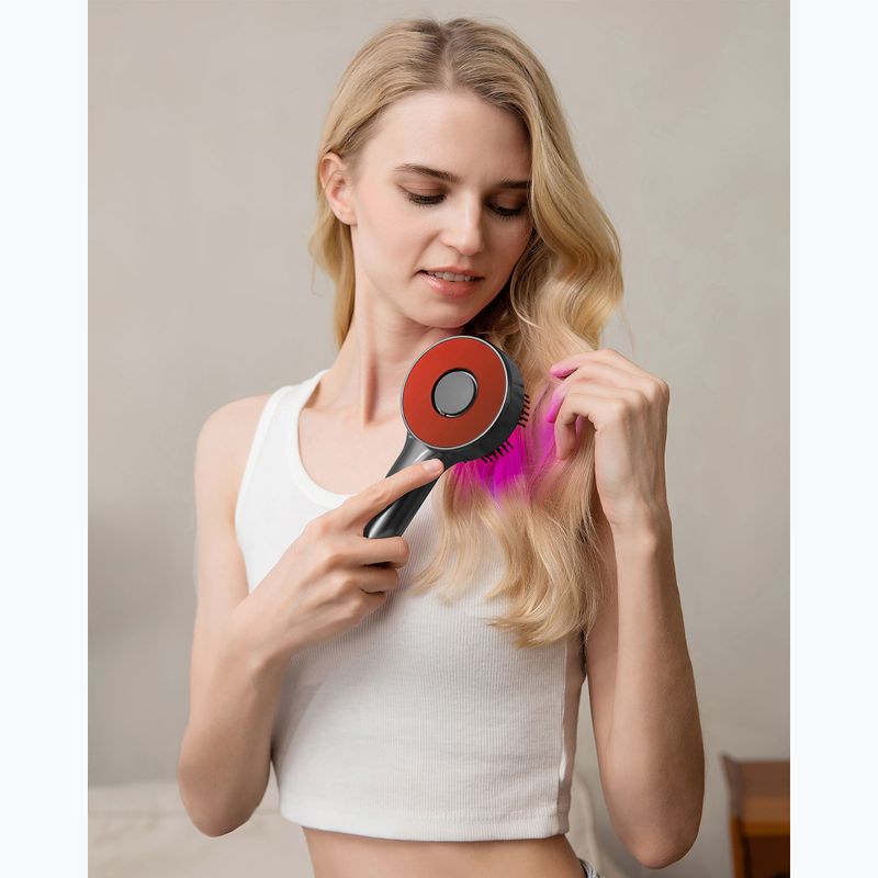 Masážní přístroj Media-Tech Hairbrush gray/black 13