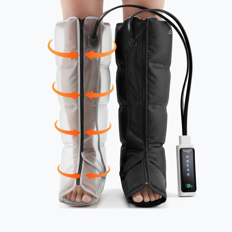 Lymfatický masážní přístroj na nohy Media-Tech Air Compression Lymphatic Drainage black 9