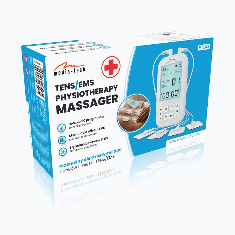 Masážní přístroj Media-Tech Tens/Ems Physiotherapy white 10